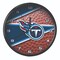 The Memory Company 11.5" Blue and White NFL Tennessee Titans Wall Clock